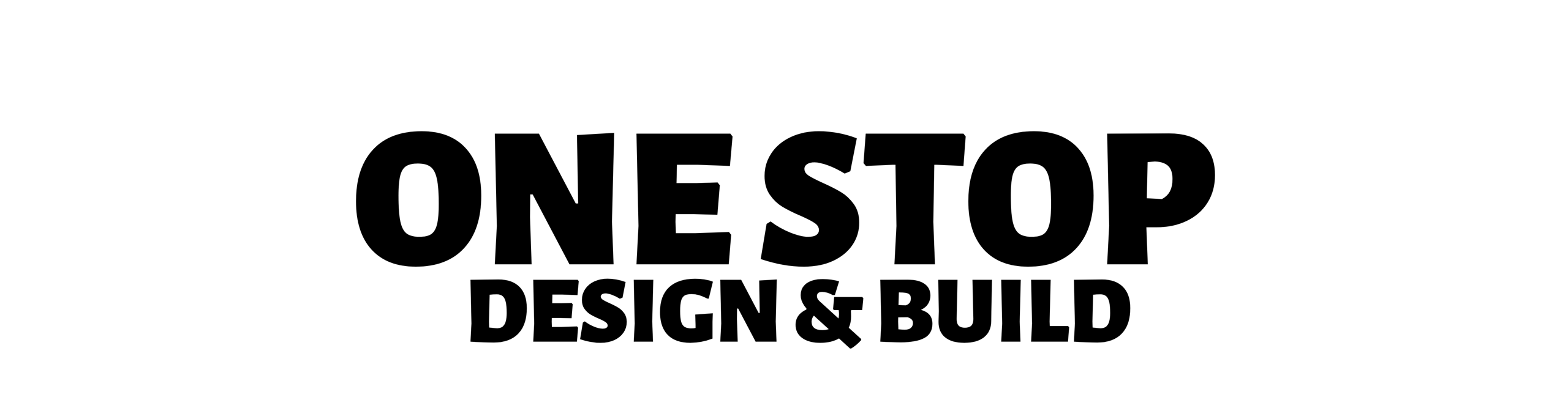 One Stop Design & Build logo
